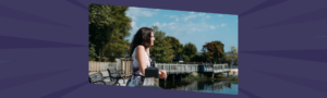 Woman reflecting outdoors while considering sunk cost bias